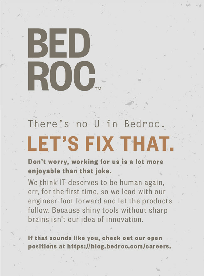 Example of a Marketing Handout for Bed Roc. Example of a Marketing Handout for Bed Roc.