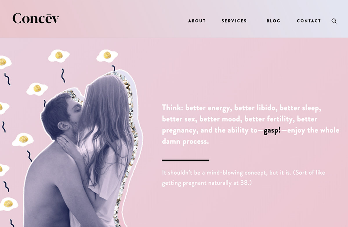 Screenshot from Concev website.