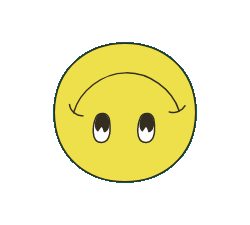 Animation of smiley face rotating to show the happy faces of our Hilarious clients.